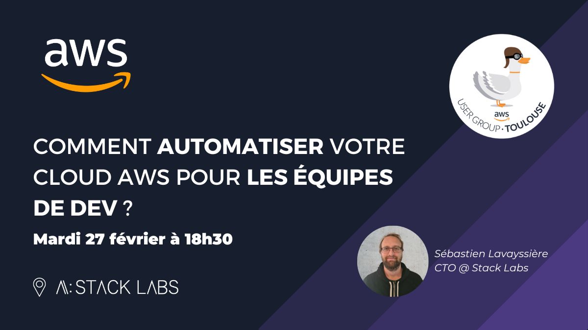 Comment automatiser votre cloud AWS pour vos équipes de dév?